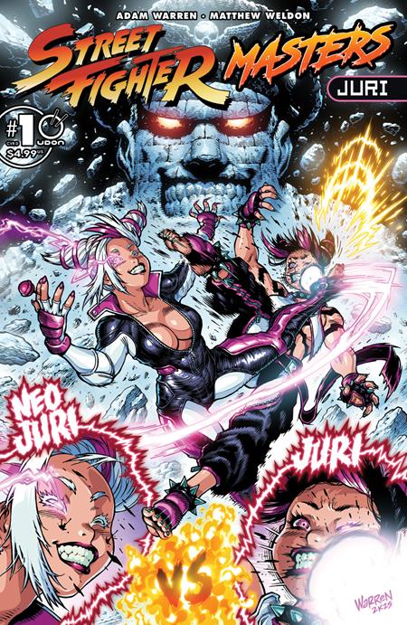 STREET FIGHTER MASTERS JURI #1 (ONE SHOT) CVR D INC 1:5 ADAM WARREN VAR