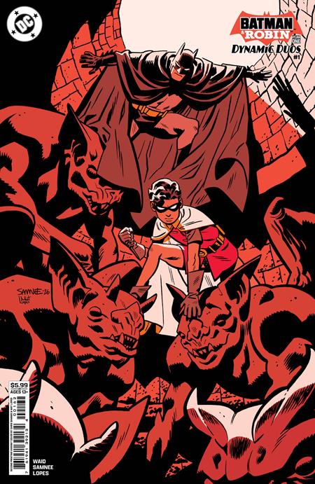 Batman & Robin: Year One - Dynamic Duos (2026 DC) #1 - Cover B Chris Samnee Second Printing Card Stock Variant