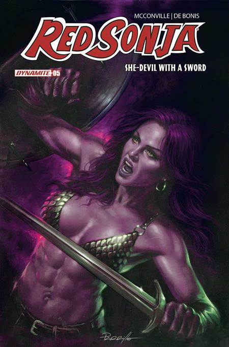 Red Sonja: She-Devil with a Sword (2026 Dynamite) #5 - Cover K Lucio Parrillo Ultraviolet Variant