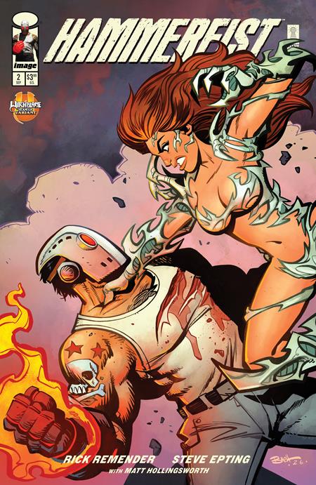 Hammerfist (2026 Image) #2 - Cover C Brett Parson Witchblade Team-Up Variant