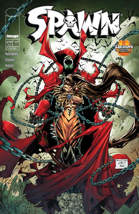 Spawn (1992 Image) #379 - Cover C Brett Booth Witchblade Team-Up Variant