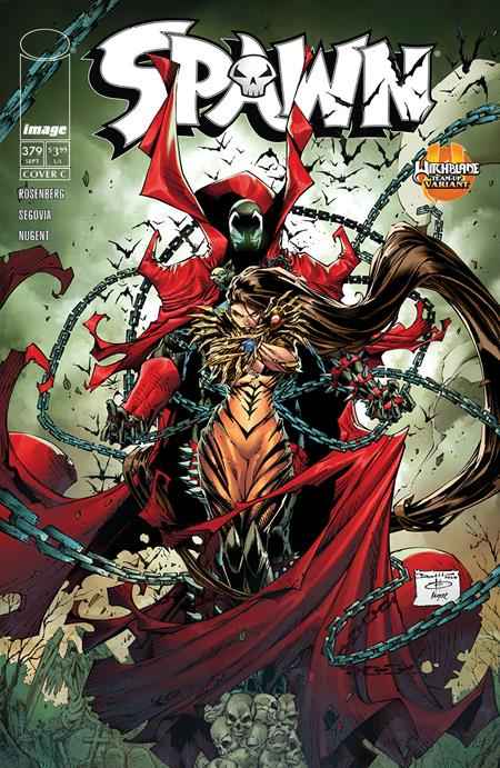 Spawn (1992 Image) #379 - Cover C Brett Booth Witchblade Team-Up Variant
