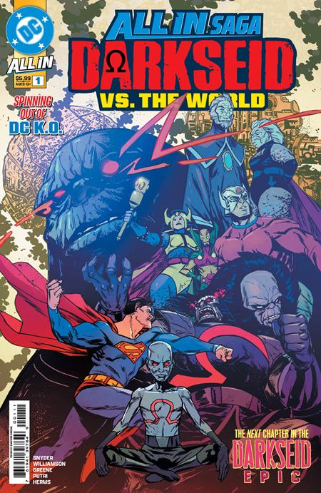 DC All In Saga: Darkseid vs. the World (2026 DC) #1 - Cover A Sanford Greene