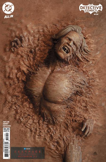 Detective Comics (2016 DC) #1114 - Cover E Bjorn Barends Clayface Movie Card Stock Variant (Batman: Bad Seeds)