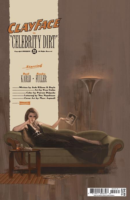 Clayface: Celebrity Dirt (2026 DC) #4 - Cover C Marc Aspinall Card Stock Variant
