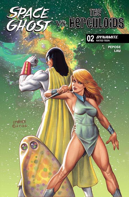 Space Ghost vs. the Herculoids (2026 Dynamite) #2 - Cover C Joseph Michael Linsner Variant