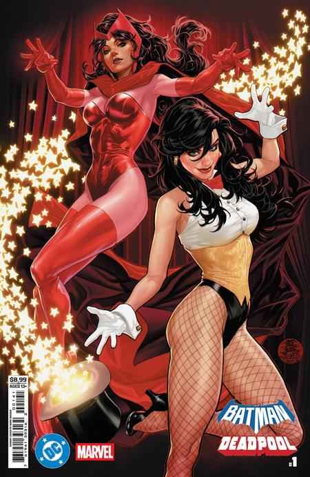 DC Marvel Batman Deadpool #1 One Shot - Cover D Mark Brooks Zatanna Scarlet Witch Card Stock Variant