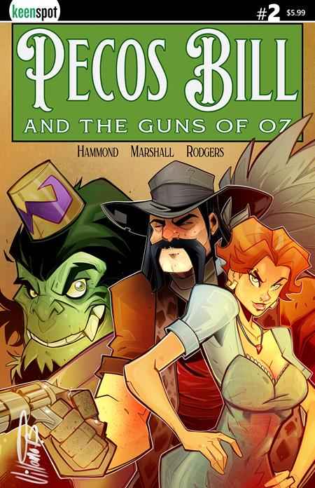Pecos Bill & the Guns of Oz (2025 Keenspot) #2 - Cover B Villano