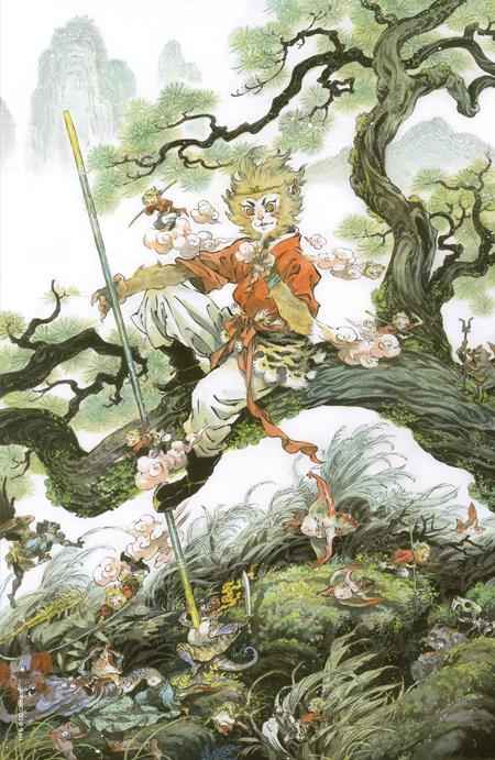 MONKEY PRINCE #1 (OF 12) CVR C TEAM ZAO DAO CARD STOCK VAR (NET) (250 COPY MIN ORDER)