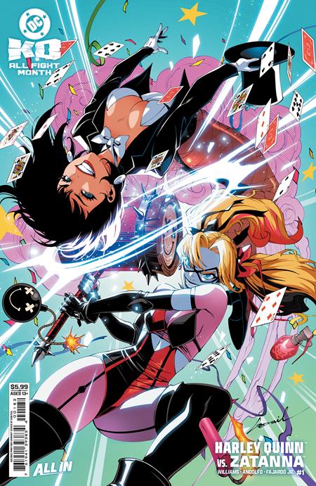 DC K.O. Harley Quinn vs Zatanna (2026 DC) #1 (One Shot) - Cover B Godtail Card Stock Variant Second Printing