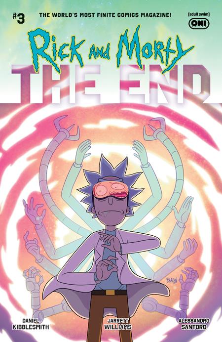 Rick and Morty: The End (2025 Oni Press) #3 - Cover A by Dave Bardin