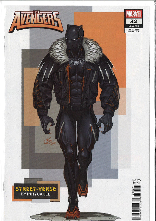 Avengers (2023 Marvel) #32B - Variant Cover by Inhyuk Lee