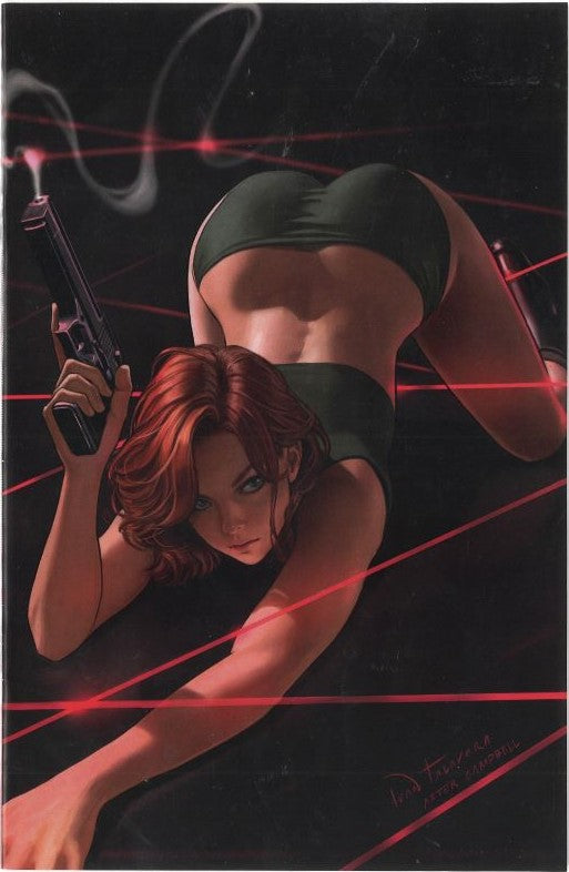 Heat Seeker A Gun Honey Series (2023 Titan) #2 - Exclusive Virgin Cover by Ivan Talavera