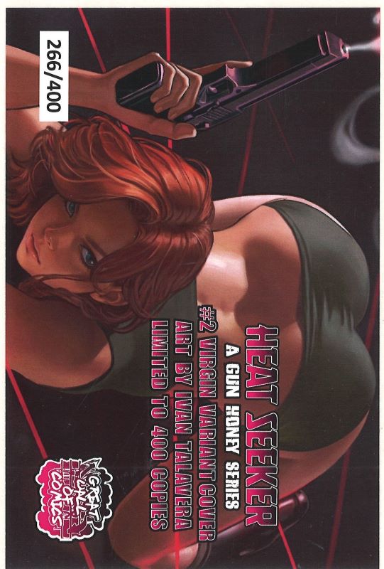 Heat Seeker A Gun Honey Series (2023 Titan) #2 - Exclusive Virgin Cover by Ivan Talavera