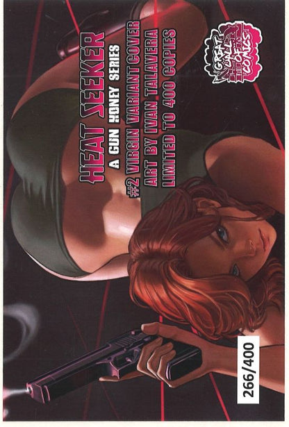 Heat Seeker A Gun Honey Series (2023 Titan) #2 - Exclusive Virgin Cover by Ivan Talavera
