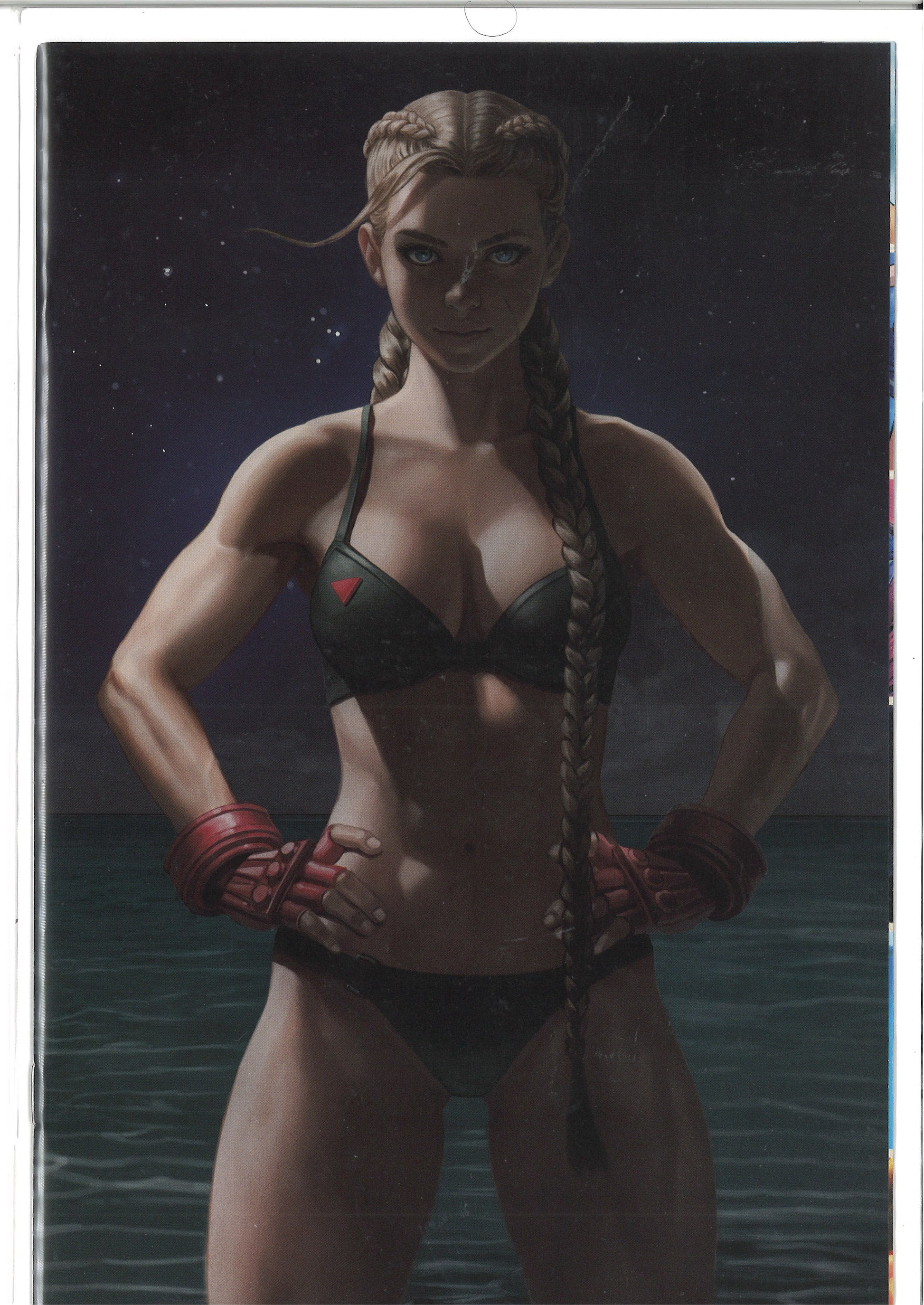 Street Fighter Swimsuit Special 2022 - Cammy "Night Time" Virgin Variant Cover By Ivan Talavera