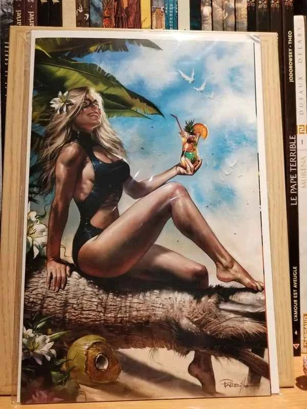 Marvel Swimsuit Special: Friends, Foes & Rivals #1 SDCC - virgin cover by Lucio Parrillo