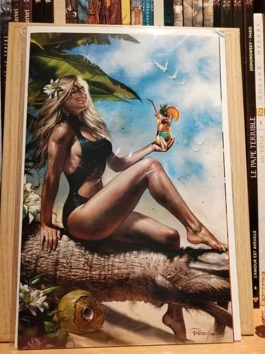 Marvel Swimsuit Special: Friends, Foes & Rivals #1 SDCC - virgin cover by Lucio Parrillo