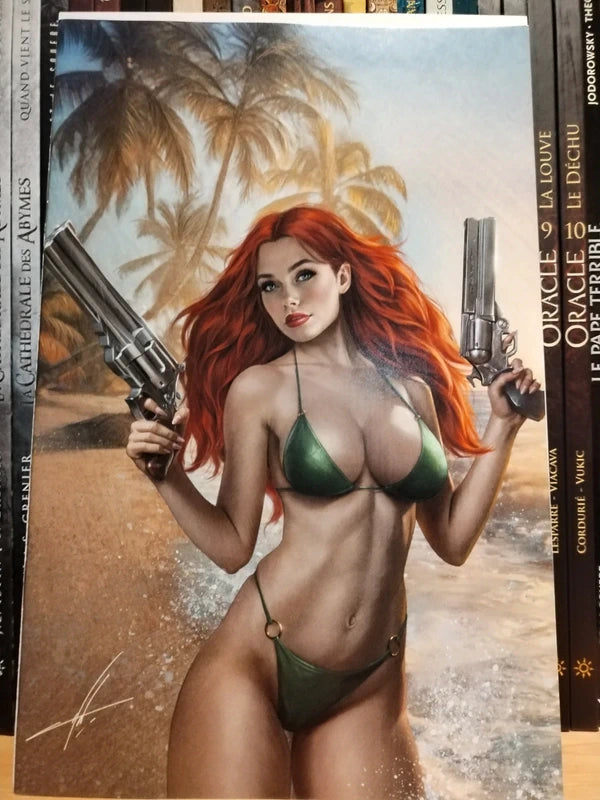 Heat Seeker: Exposed - A Gun Honey Series (2025 Titan) #4 - Virgin Variant By Carla Cohen
