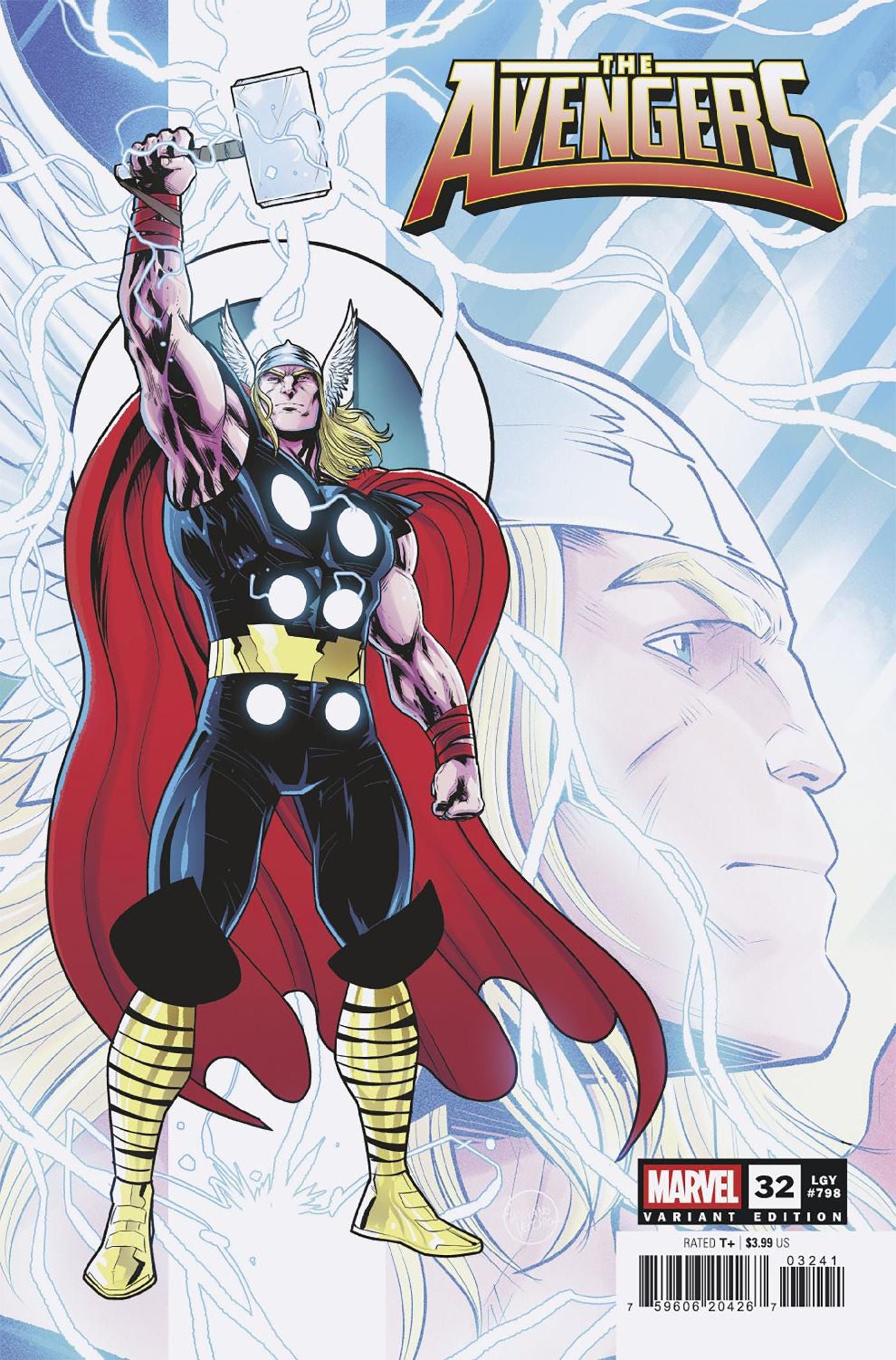 Avengers (2023 Marvel) #32 - Luciano Vecchio Thor Variant