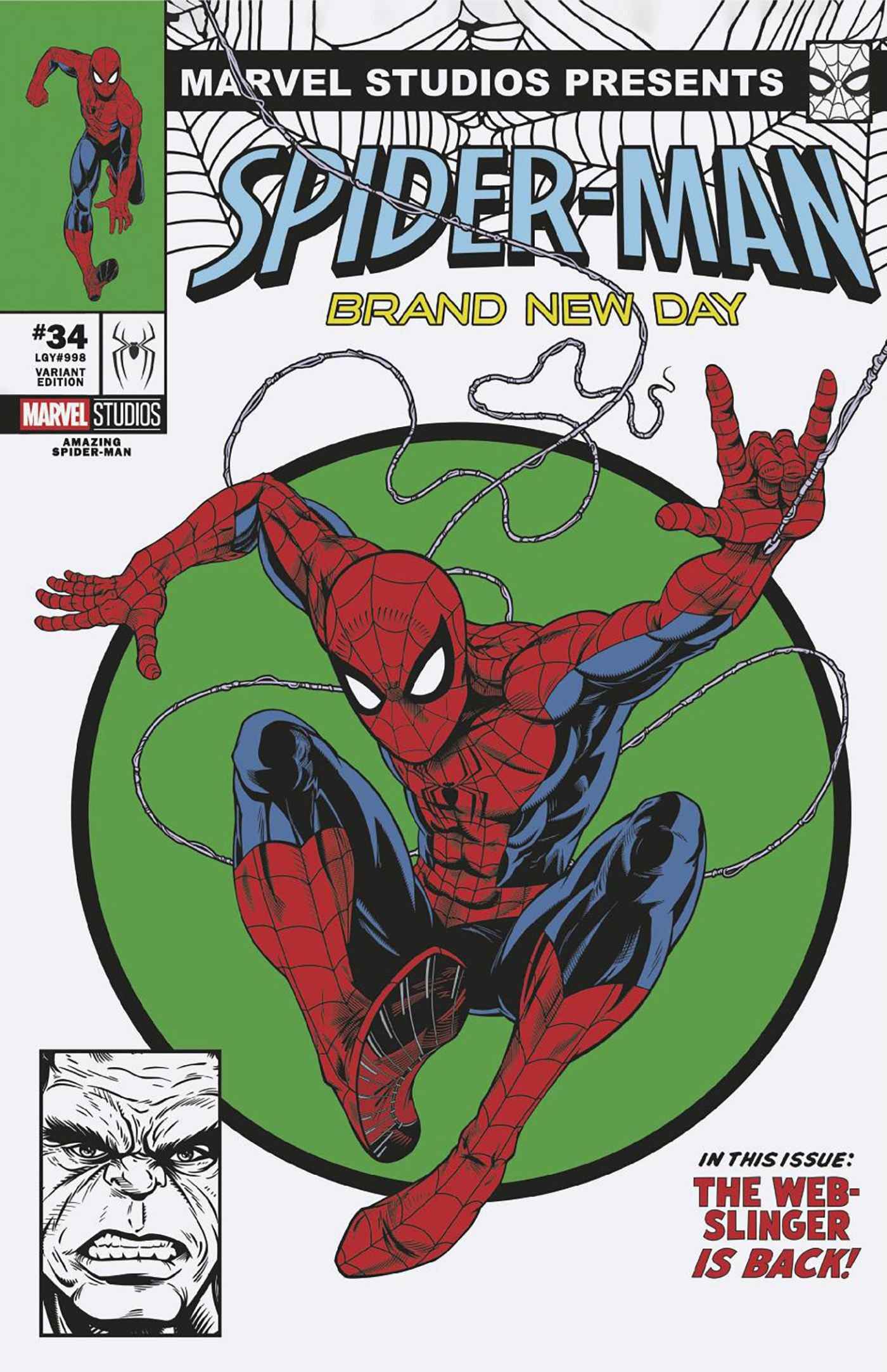 Amazing Spider-Man (2025 Marvel) #34 - Adam Stafford Spider-Man: Brand New Day Marvel Studios Variant
