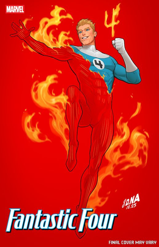 Fantastic Four (2025 Marvel) #8 - David Nakayama Color Block Red Variant