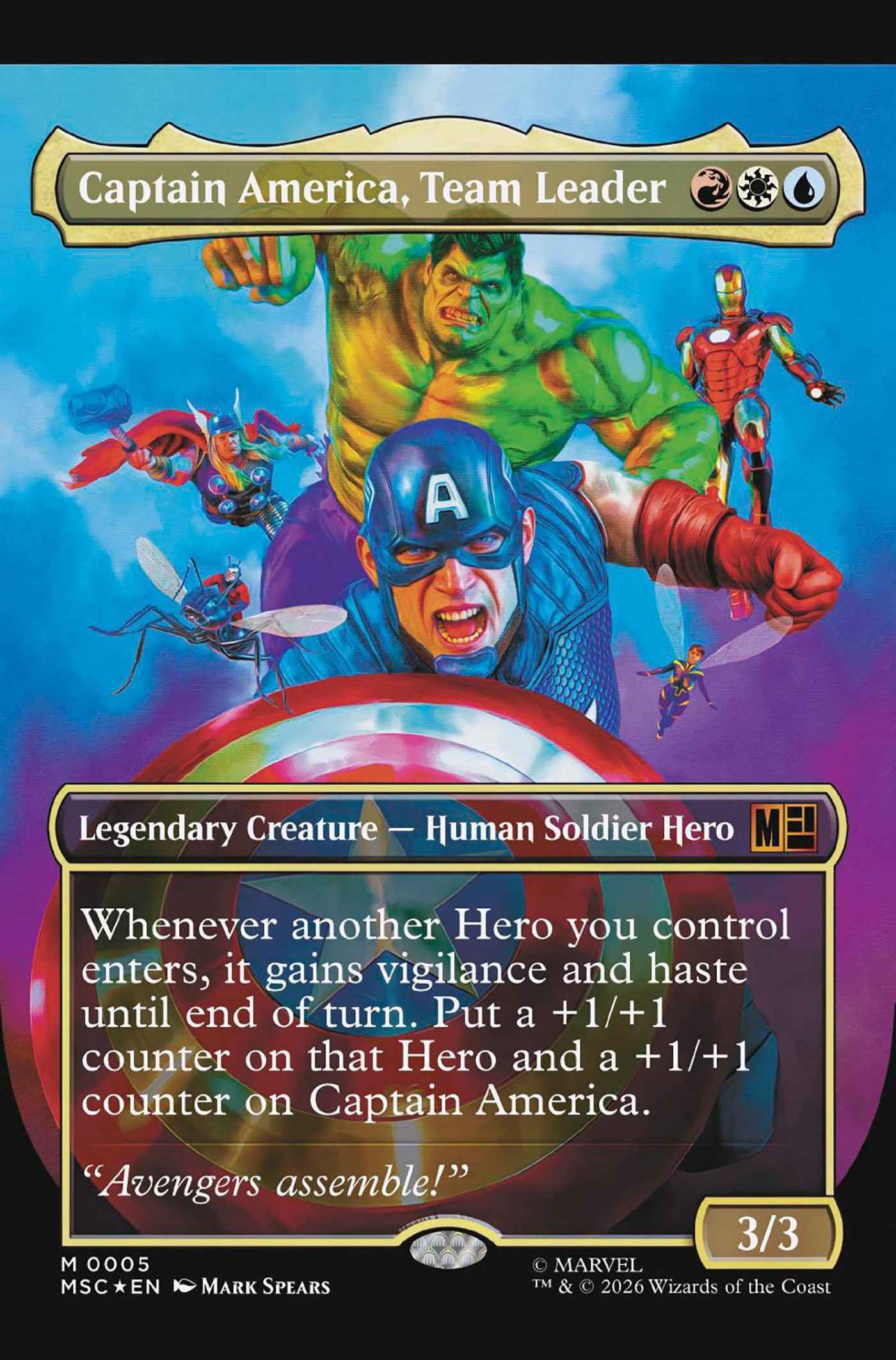 Captain America (2025 Marvel) #12 - Magic: The Gathering Variant (Classified Artist)