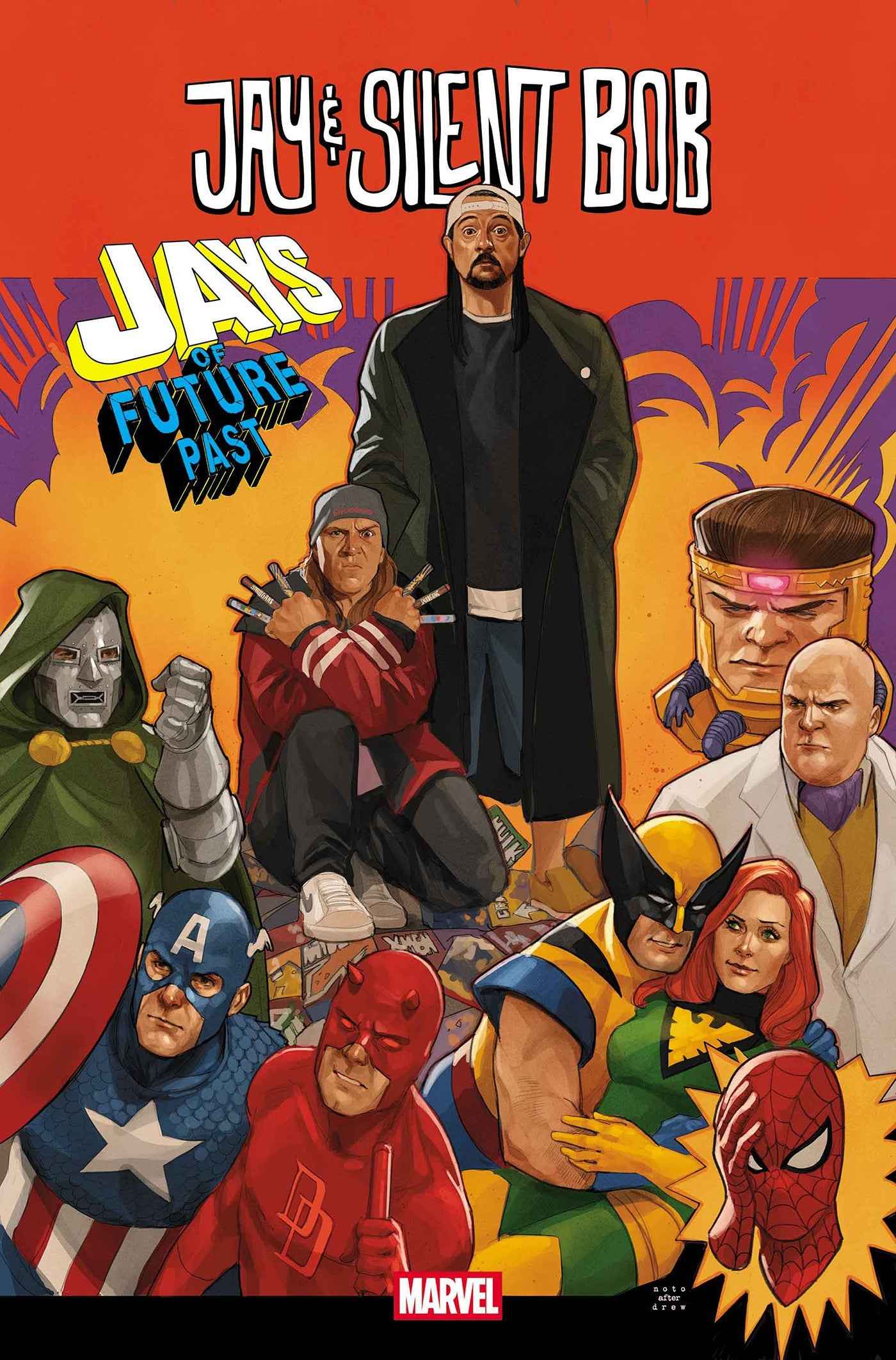 Jay & Silent Bob: Jays of Future Past (2026 Marvel) #1 - Phil Noto Homage Variant