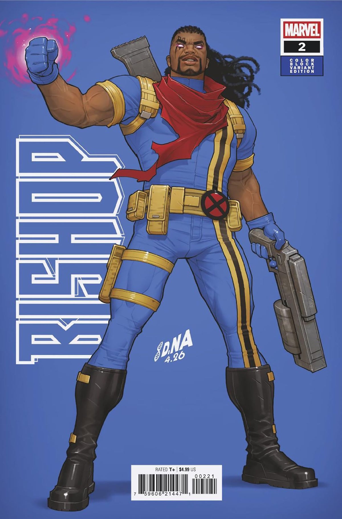 Bishop (2026 Marvel) #2 - David Nakayama Color Block Blue Variant