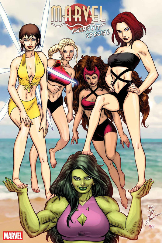 Marvel Swimsuit Special: Brand New Beach Day (2026 Marvel) #1 - John Romita Jr. 1:25 Retailer Incentive Variant