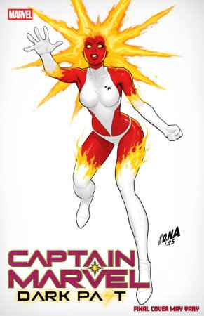 Captain Marvel: Dark Past (2026 Marvel) #1 - David Nakayama Color Block White Variant