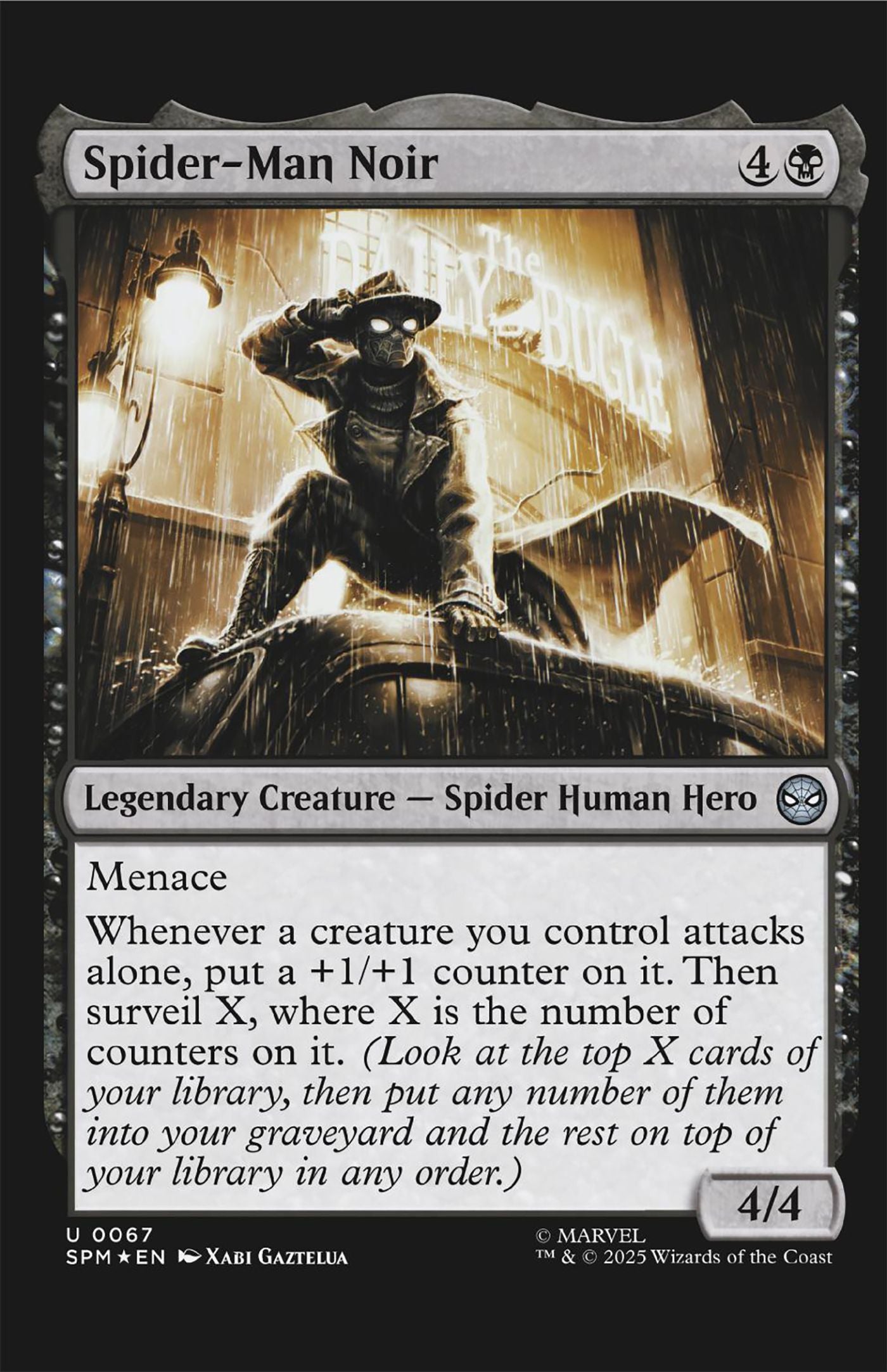 Punisher (2026 Marvel) #4 - Xabi Gaztelua Magic: The Gathering Variant