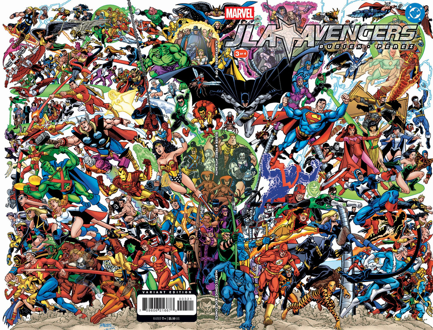 JLA/Avengers (2003 Marvel) #3 - Facsimile Edition Foil Wraparound Variant