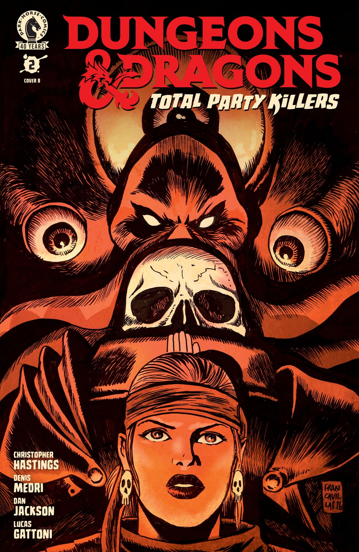 Dungeons & Dragons: Total Party Killers (2026 Dark Horse) #2 - Cover B Francesco Francavilla Variant