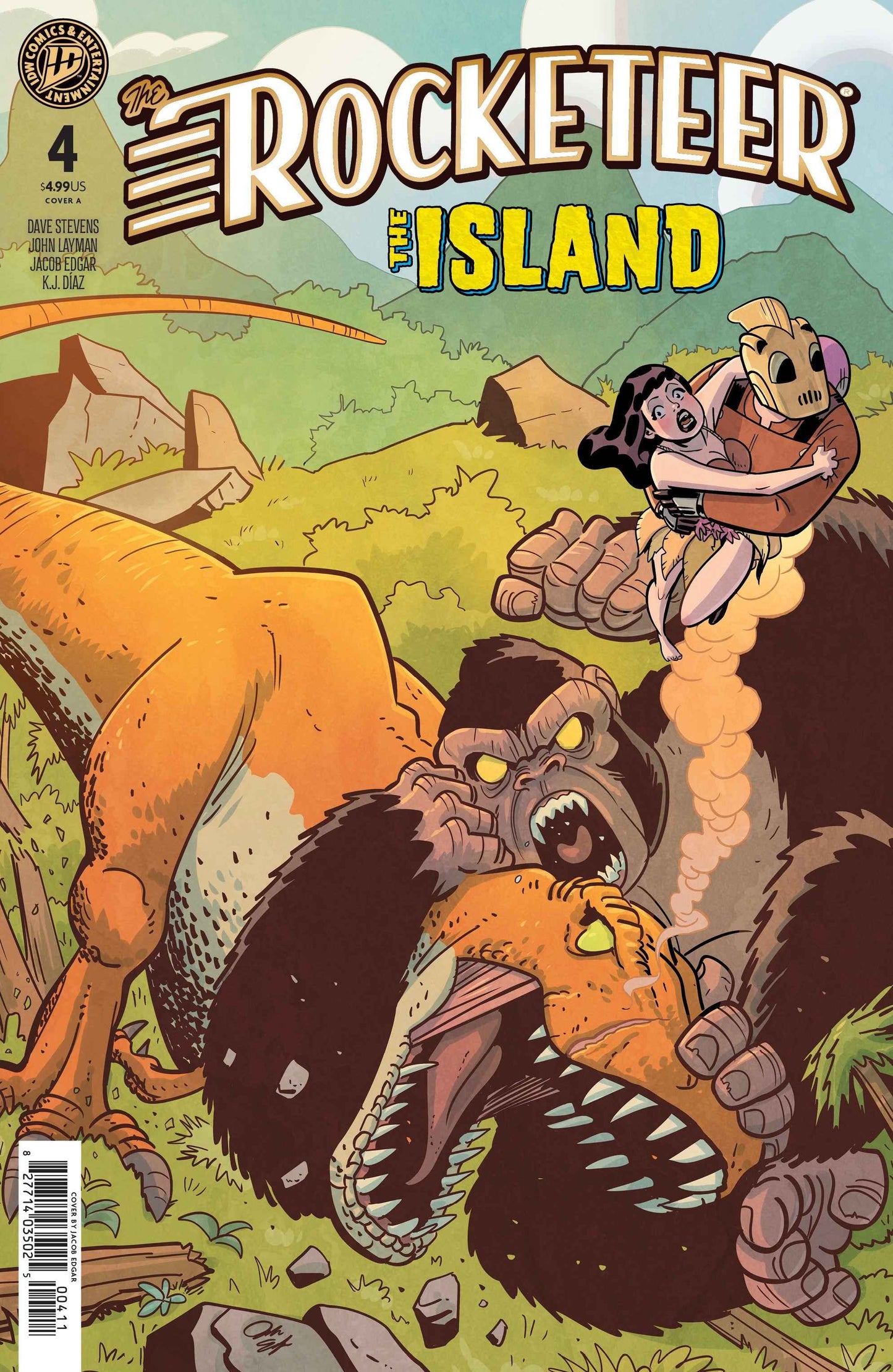 The Rocketeer: The Island (2026 BOOM!) #4 - Cover A Jacob Edgar