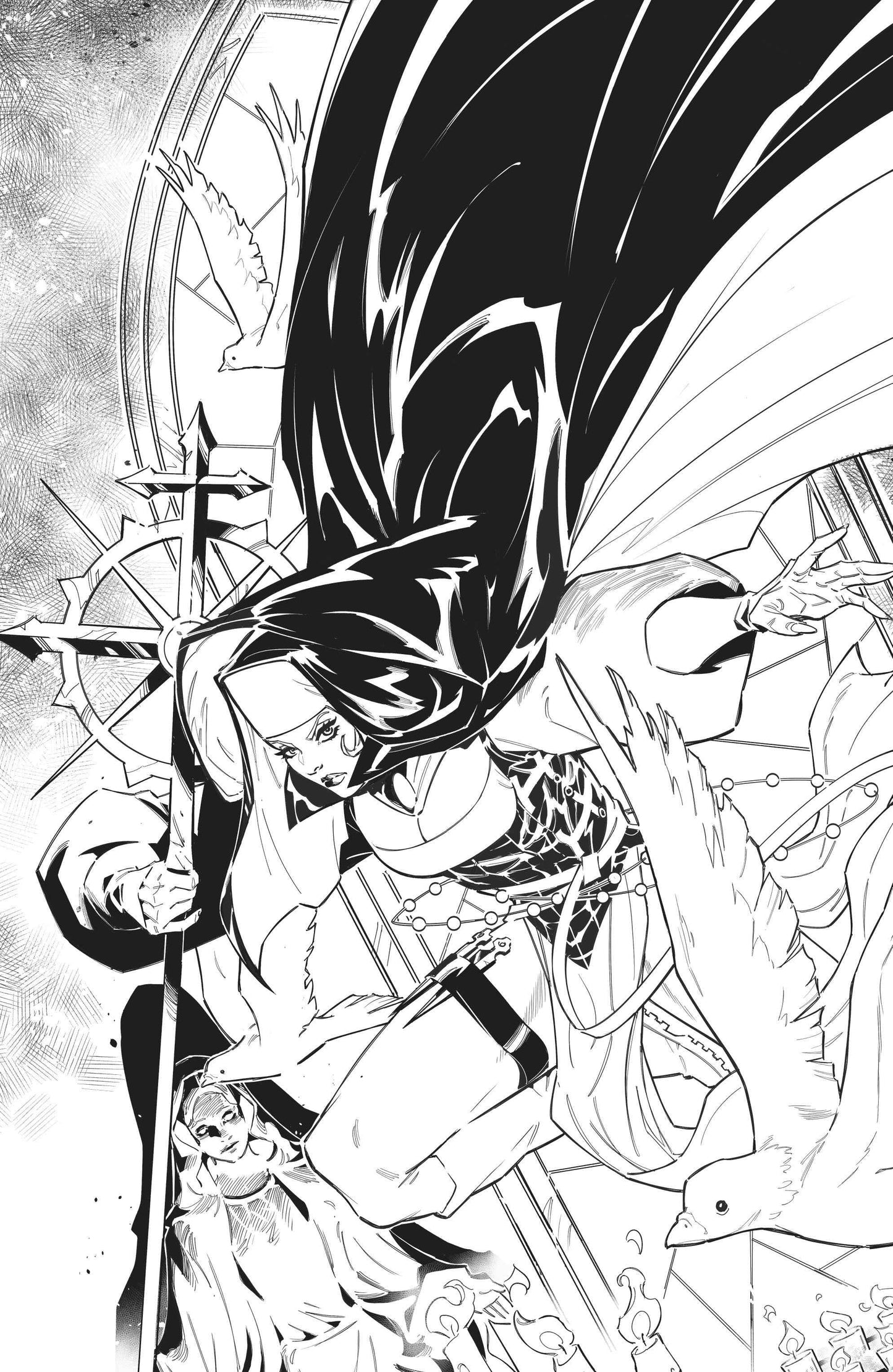Marian Heretic (2025 BOOM!) #1 - 2nd Printing Joe Jaro Full Art Inks Variant