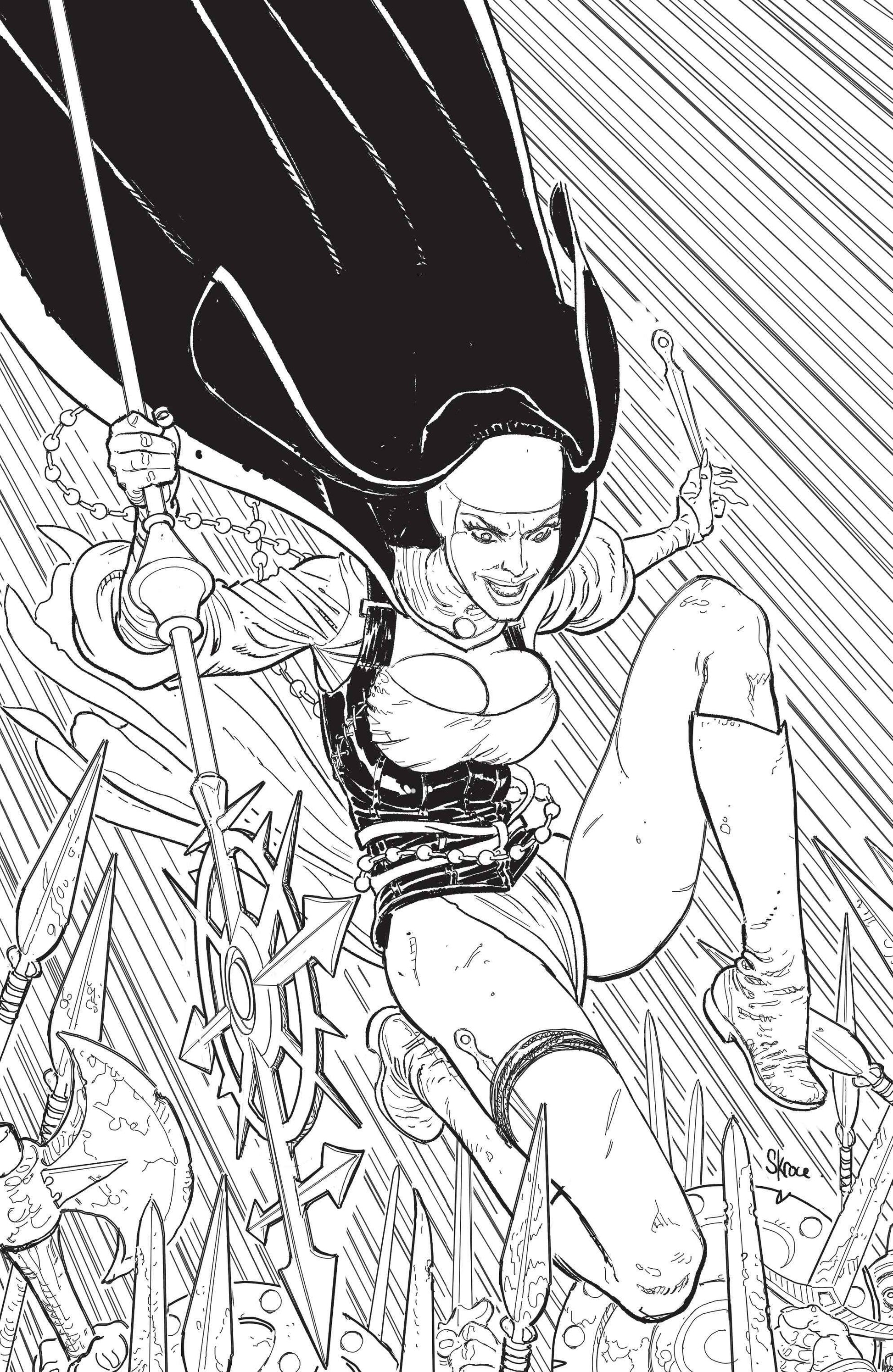 Marian Heretic (2025 BOOM!) #5 - Cover C Steve Skroce Unlimited Variant