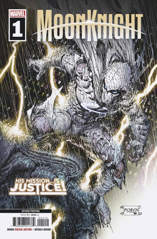 Moon Knight (2021 Marvel) #1 - Cover A Steve McNiven (2nd Print)