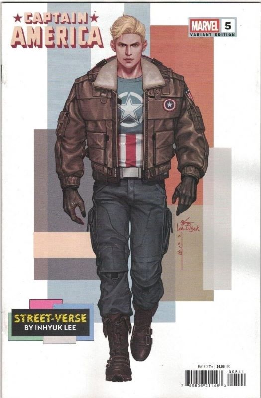 Captain America (2025 Marvel) #5D - Variant Cover by Inhyuk Lee