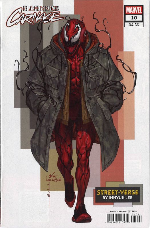 Eddie Brock Carnage (2025 Marvel) #10B - Variant Cover by Inhyuk Lee
