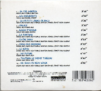 In The Garden - Mano Solo (CD) Back
