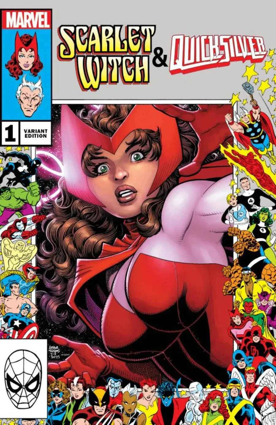 Scarlet Witch & Quicksilver (2024 Marvel) #1 - Variant Cover by Arthur Adams