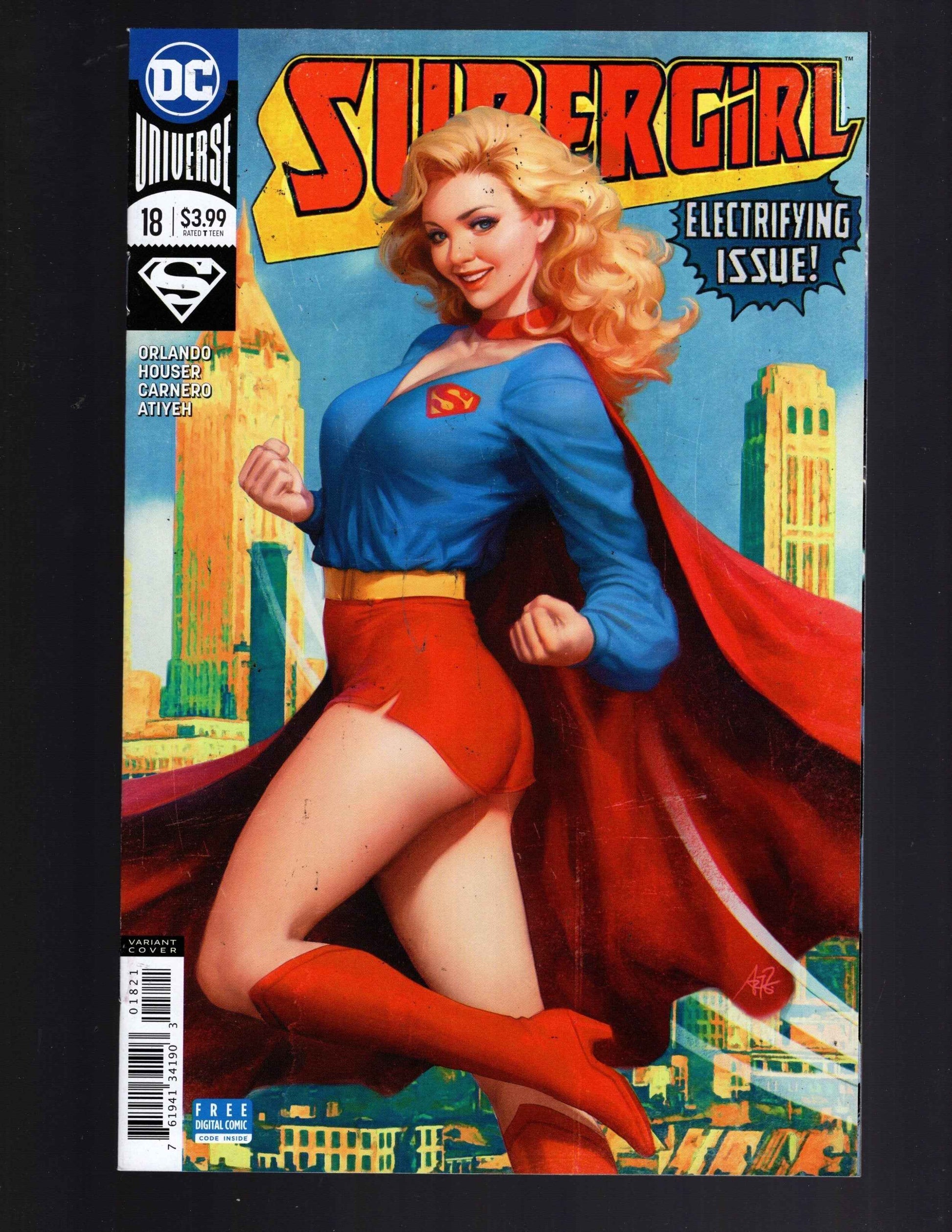 Supergirl (2016 DC) #18 - Cover B Artgerm Variant