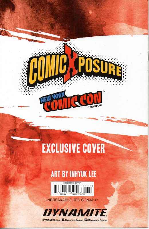 Unbreakable Red Sonja (2022 Dynamite) #1 - Exclusive Virgin Cover by Inhyuk Lee