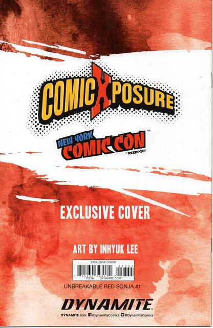 Unbreakable Red Sonja (2022 Dynamite) #1 - Exclusive Virgin Cover by Inhyuk Lee