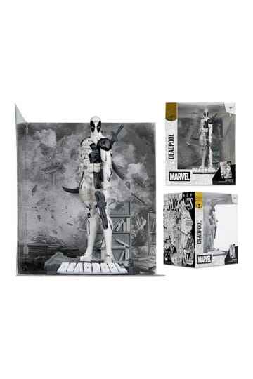 Deadpool The New Mutants #98 Line Art Gold Label - Marvel Collection McFarlane - 1/10 17 cm