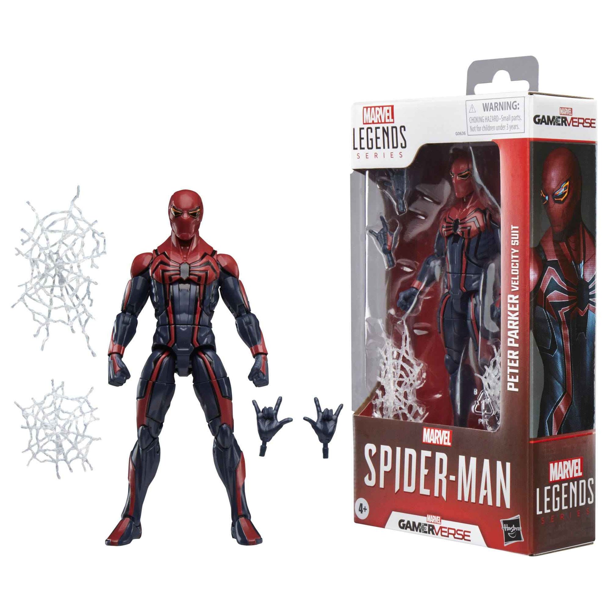 Spider-Man Peter Parker Velocity Suit - Marvel Legends Gamerverse Hasbro - 15 cm