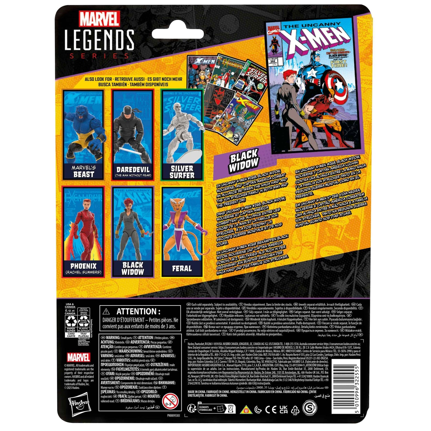 Black Widow - Marvel Legends Hasbro - 15 cm