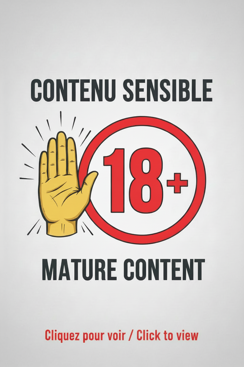 Image Contenu Sensible 18+ - Texte Plus Gros