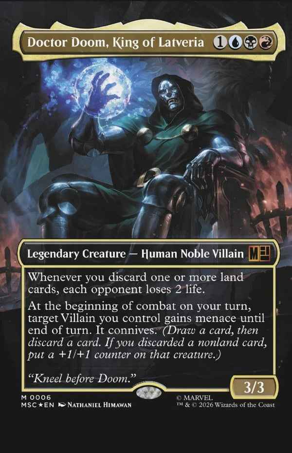 Doomquest (2026 Marvel) #2 - Nathaniel Himawan Magic: The Gathering Variant